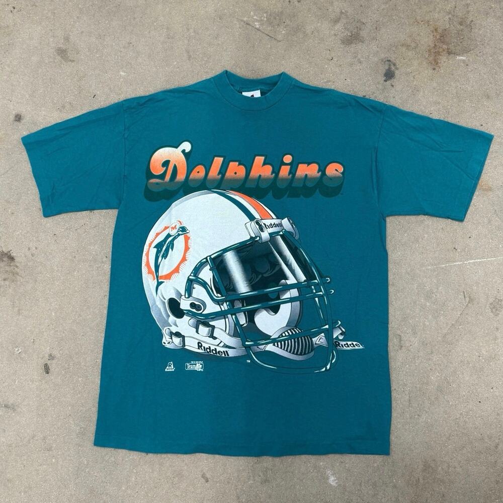 Vintage Miami Dolphins Riddell Big Helmet 1994 T-shirt XL